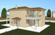 Two Floor Prefabricated House 127τ.μ.