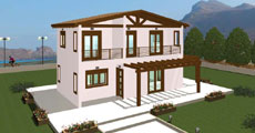 Two Floor Prefabricated House85τ.μ.